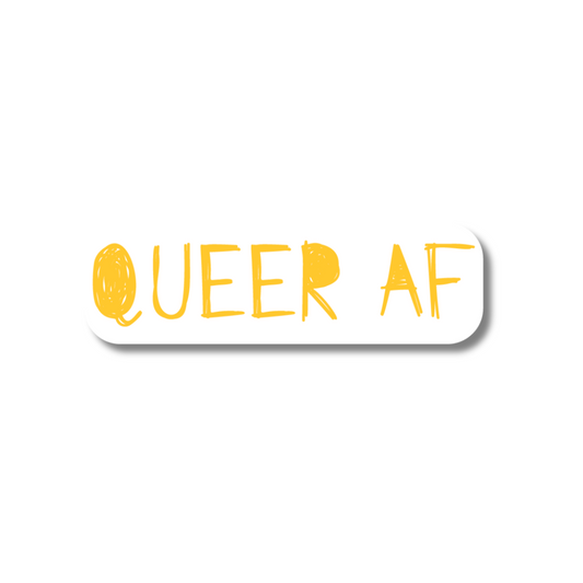 Queer AF Vinyl Sticker